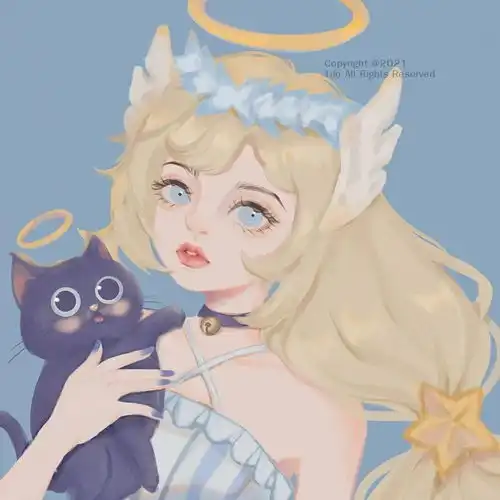 古风动漫闺蜜头像携满天星辰赠你,仍觉星辰不及你