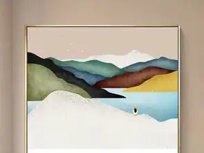 北欧现代简约抽象观山文艺风景客厅装饰画图片下载小清新装饰画大全现代简约装饰画编号20297721