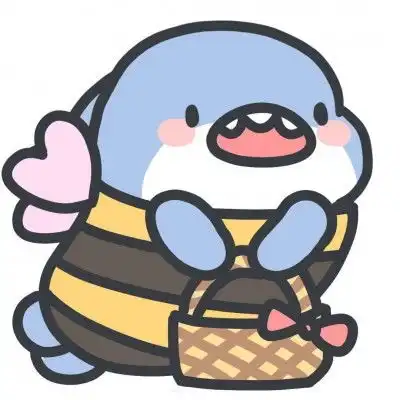 阿巴阿巴可爱小鲨鱼头像