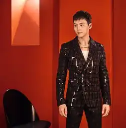 陈伟霆身穿漆皮格纹套装,禁欲系超迷人,为这个男人疯狂打call