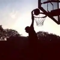 求一张打篮球的男生的qq头像背影的