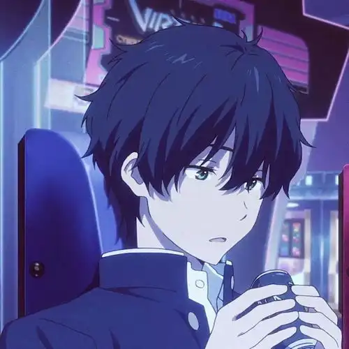 动漫男头像我经常笑,但不经常开心