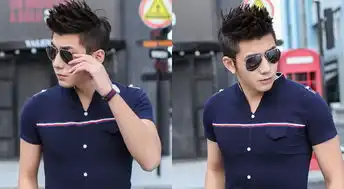 2021年帅气时尚男生锡纸烫发型图片鉴赏