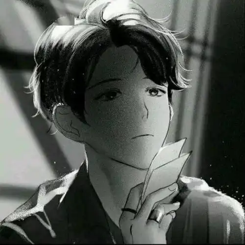 动漫头像丨黑白丧头