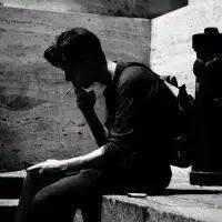 背影头像男生孤独黑白微信头像图片大全