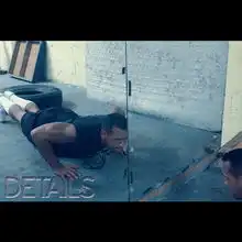 罗德里格斯登杂志封面大做俯卧撑