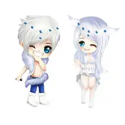 求炫舞狐狸套装男女q版漫画图,这种也行,度娘实在是没找到