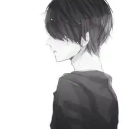 求动漫男生背影,我是渣求易画