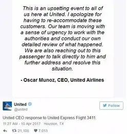 美联航又作妖粗暴大吼华裔教授,还赶下飞机