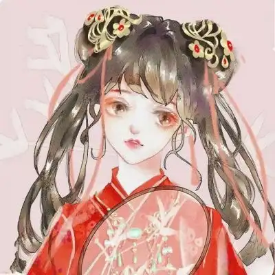 唐崎夜雨唯美古风手绘美人插画