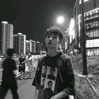 最新个性黑白男生头像男生冷酷帅气qq头像
