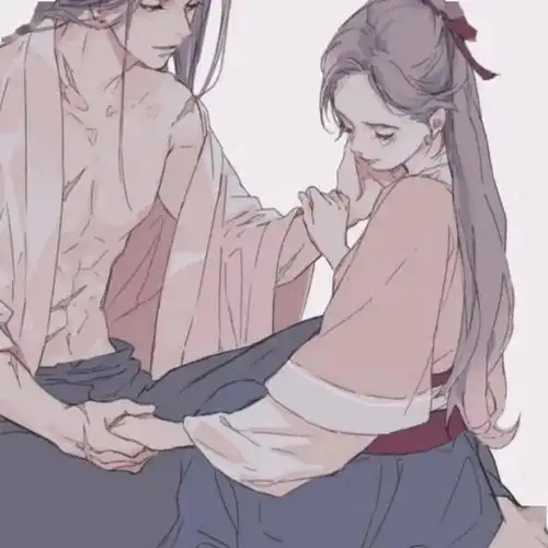 情侣头像世间万般苦你是一点甜