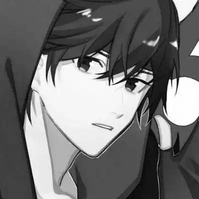 优质ins风黑白男生动漫头像