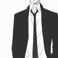 黑白西装漫画微信头像图片大全