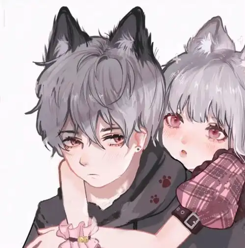 动漫情侣头像小众情头