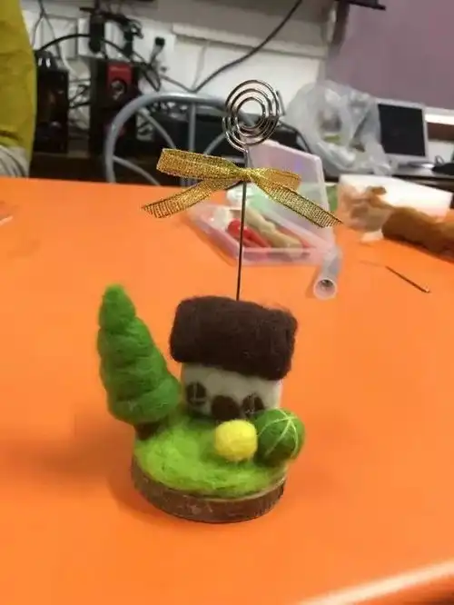 大隐精舍店羊毛毡制作新的一年,你需要一只招财猫