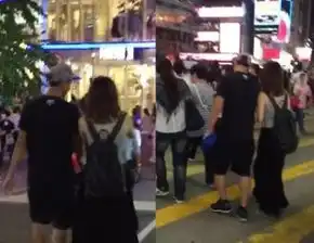 柯震东房祖名现身雪茄馆拥抱萧亚轩男友