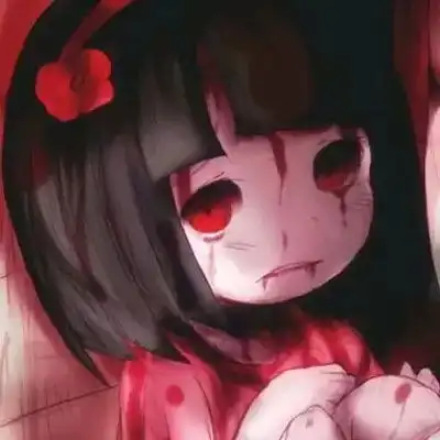 病娇女头像黑暗系二次元病娇头像图片