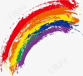 水彩涂鸦彩虹矢量素材图片免费下载高清装饰图案psd千库网图片编号766646
