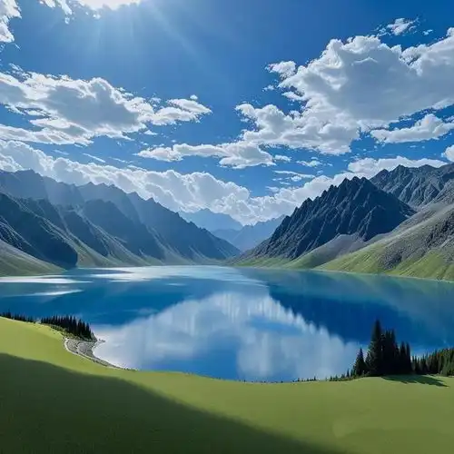 一辈子不想换的高能量山水头像