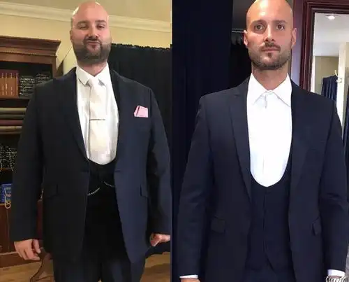 曾胖到穿不上袜子,280斤男子健身加饮食调整,坚持半年看效果