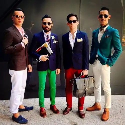 秋天的西服闲栖居高级定制