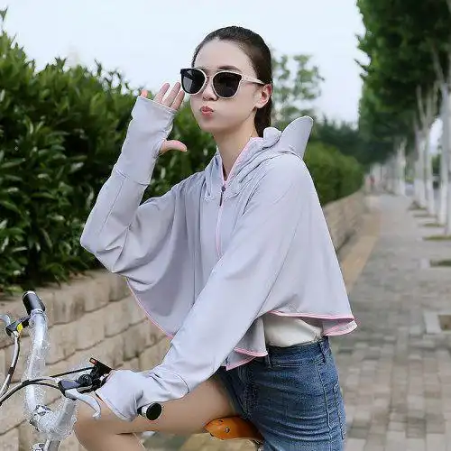 火爆防晒衣成夏季新宠,防晒又时尚两不误