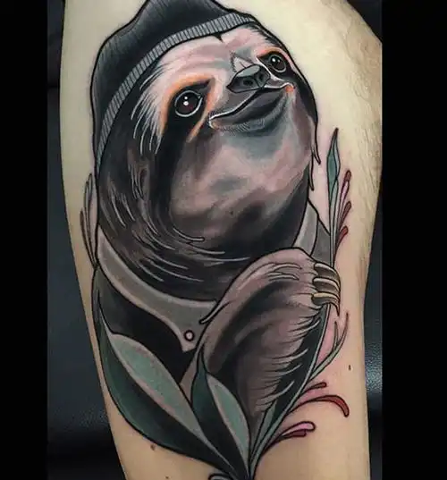 动物头像纹身,你是不是也想纹一个