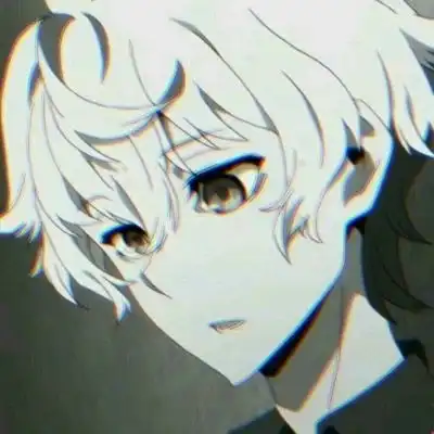 动漫丧头男抖音动漫男黑白丧头像分享