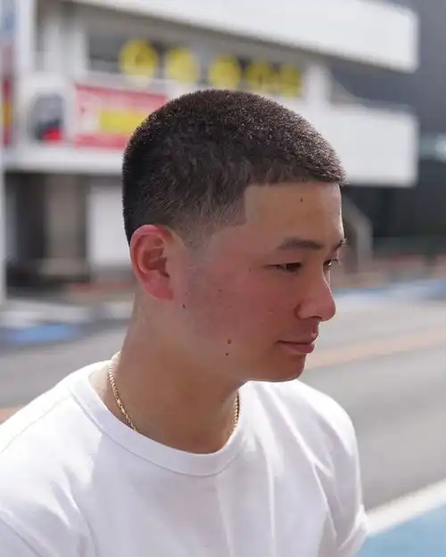 最考验男人颜值的发型来了,超短圆寸头,超级清爽有型