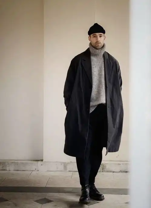 秋冬怎样穿出高级范,气质型男首选高领毛衣,单穿or内搭都好看