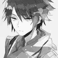 qq皮肤v动漫黑白男动漫卡通动漫