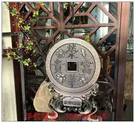 铜钱雕塑景观铜雕塑摆件
