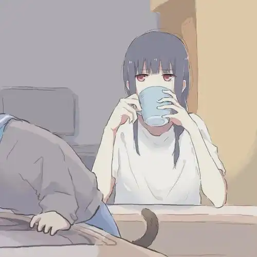 动漫头像生活越难我就越想你见的人越多我就越想你