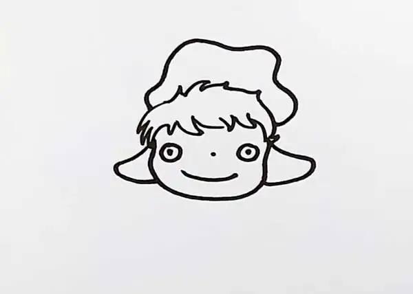 如何画波妞波妞的画法