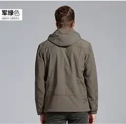 森林吉普户外休闲加厚夹克男中年大码爸爸装新款纯色可拆卸帽外套男