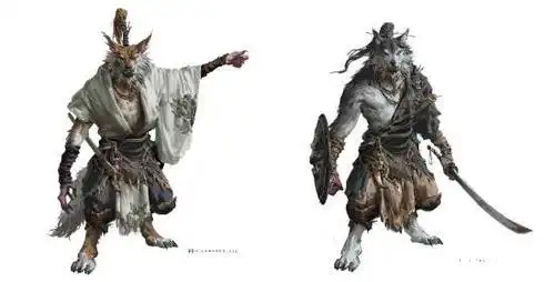 黑神话杨奇新一批角色原画大赏虎先锋超霸气