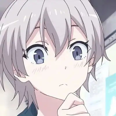 短发动漫头像女生高冷手绘帅气短发女生精致头像