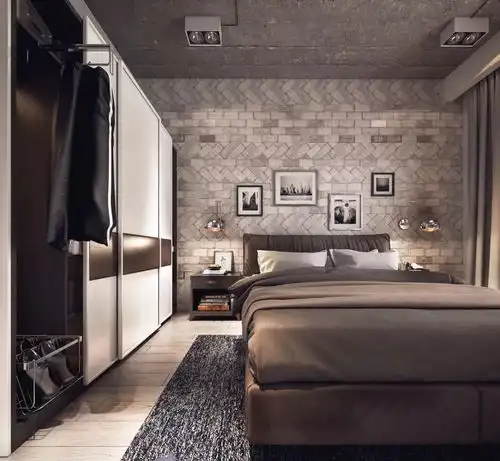 将工业风延伸至卧室,来感受个性和与众不同,年轻人就爱这个范