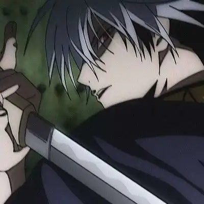 一组帅气的侧脸动漫男头