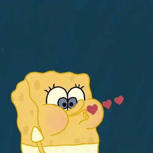 海绵宝宝情侣头像谁都会犯错,所以才会在铅笔的另一头装上橡皮