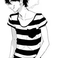 手绘黑白超拽男生头像真心离伤心最近