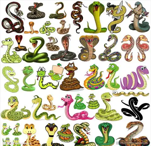 十二生肖蛇设计图psd分层素材psd分层素材