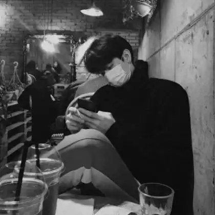 2020个性酷酷的qq黑白男生头像高清图片12p