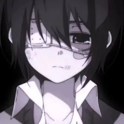 颓废抑郁丧气动漫男头我给你最后的疼爱是手放开