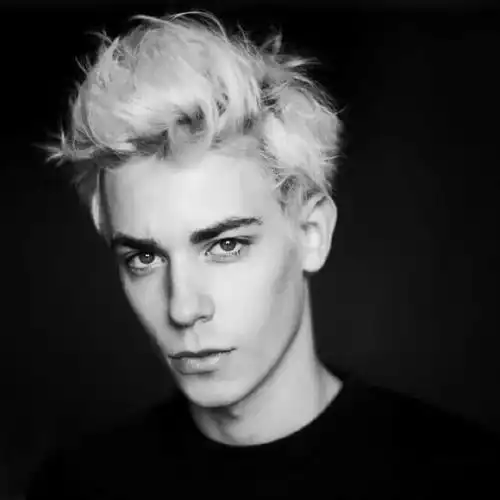 男生头像欧美黑白model