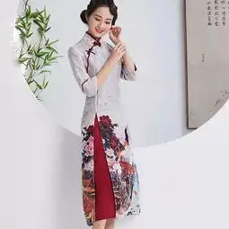 旗袍不是只能看不能穿,这几款,夏天穿着贼舒服