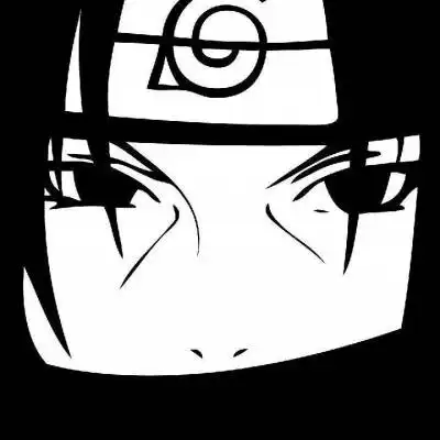 火影忍者宇智波鼬头像黑白最帅