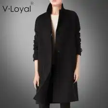 欧美羊绒呢大衣