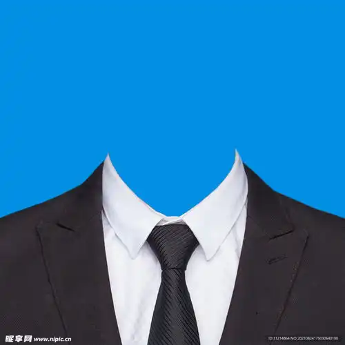 男士西装证件照模版设计图psd分层素材psd分层素材